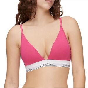 Calvin Klein Modern Cotton Light Lined Triangle Bralette QF5650